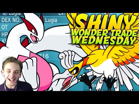 Shiny Wonder Trade Wednesday - SHINY LUGIA AND HO-OH! - EP 4