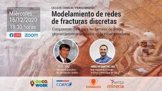 Charla Piensa Minería | 1. Modelamiento de redes de fracturas discretas con Amin Hekmatnejad