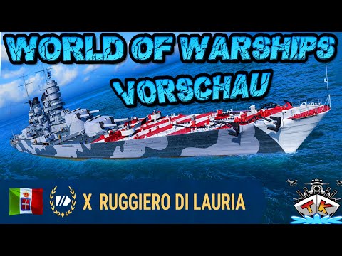 Ruggiero di Lauria T10/ITA/BB *Neues Werftschiff?!* "Vorschau*⚓️ in World of Warships 🚢