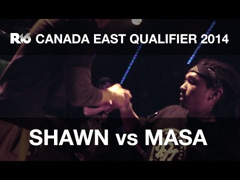 Dance Battle // Shawn vs Masa - R16 1v1 Canada East Qualifier 2014 - Popping Semi-Finals