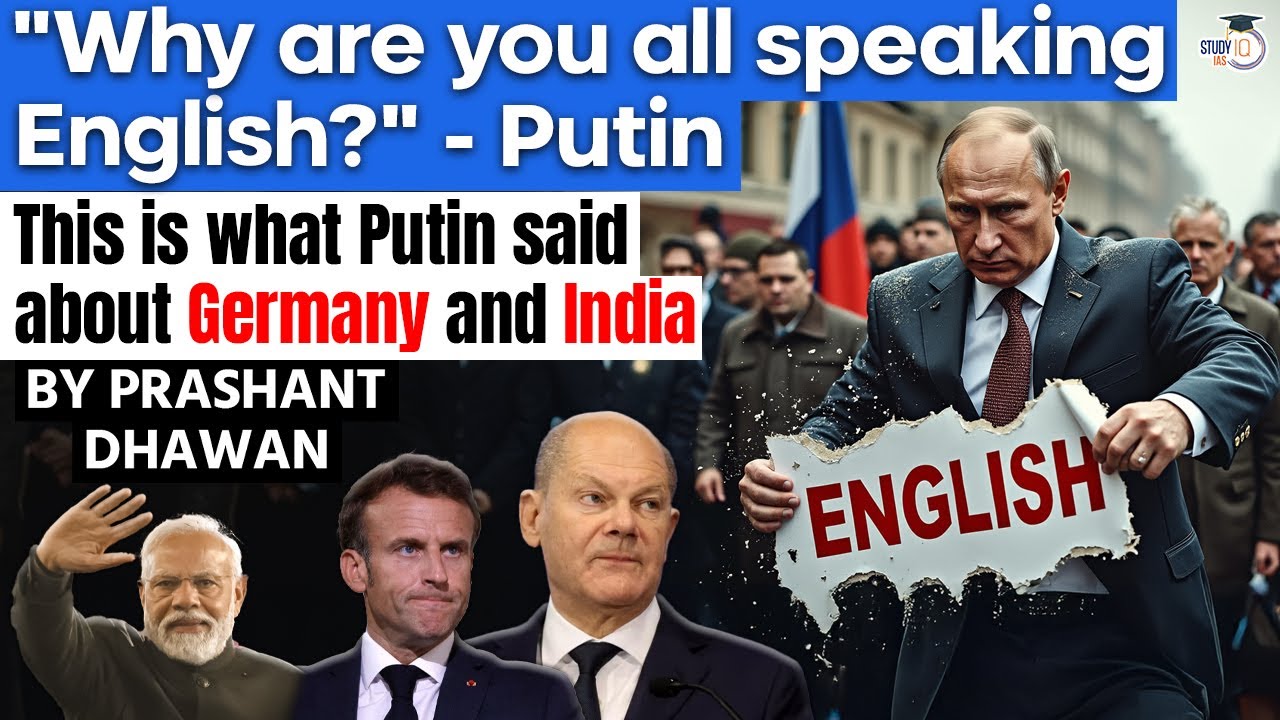 Putin's Viral video | WHY ARE YOU SPEAKING ENGLISH? | This is what Putin said on Germany and India