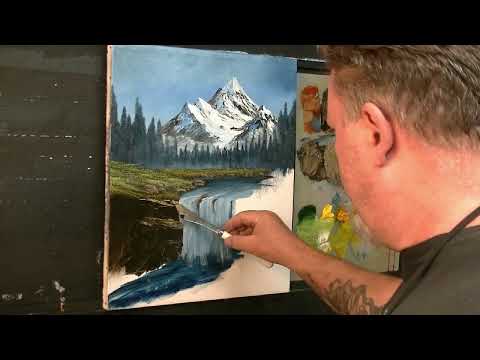 Comment peindre une chute d'eau! avec Boris Huguenel.