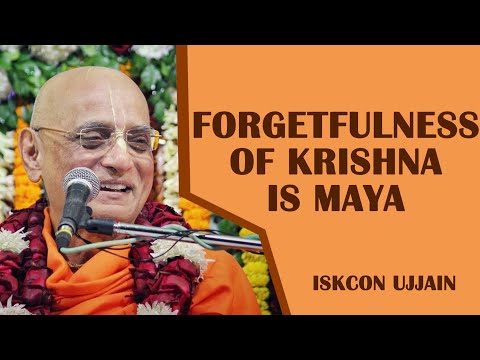 Forgetfulness Of Krishna Is Maya | Srimad Bhagavatam 7.1.48 | 1 December 2018 |  ISKCON Ujjain