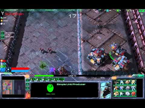 Me failing on squadron TD(tower defence 4v4) on StarCraft II