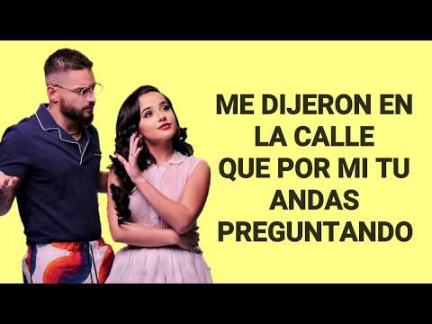 Becky G Ft. Maluma - La Respuesta (Letra/Lyrics) 4k