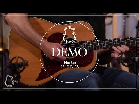 Martin 1940 D-28, Brazilian Rosewood & Adirondack Spruce - Pre-Owned
