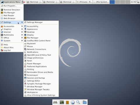 comment installer xfce debian