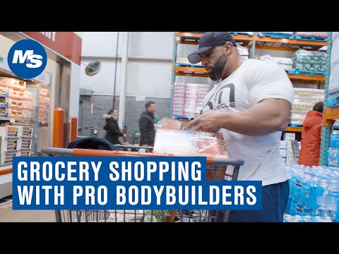 Grocery Shopping with Pro Bodybuilders | Fouad Abiad's Last Off-Season Grocery Trip