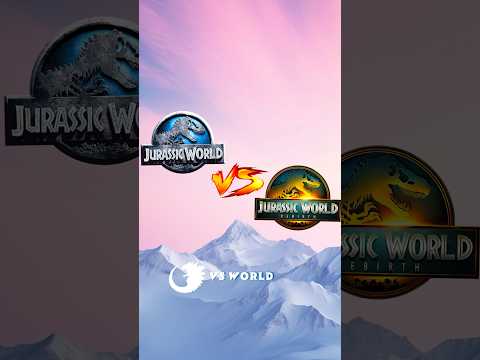 Jurassic world (2015) All dinosaurs 🆚 Jurassic world rebirth (2025) All dinosaurs