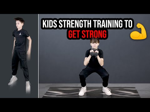 New "GET STRONG" KIDS WORKOUT 💪 (@GreysonPumple 's Hardest Workout Yet!)