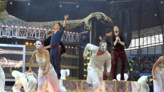 TAKE THAT - Hold up a light (Progress Tour live in Manchester 11-06-2011) Part 1 FULL HD