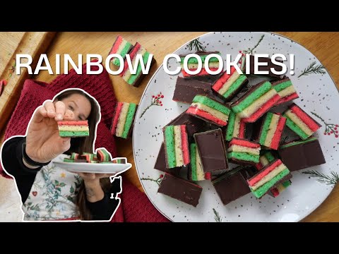 How I Make Italian Rainbow Cookies