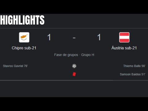 Chipre U21 1-1 Austria U21 | EURO U21 | Highlights and Goals