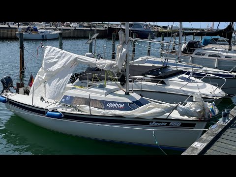 Bei 5 bft mit der Jolle rüber nach Dänemark 🇩🇰 ⛵️