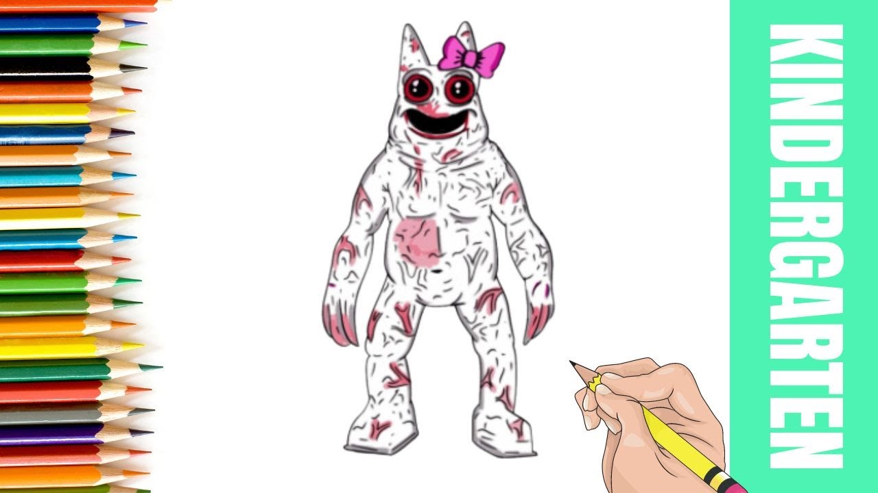 How To Draw Banbaleena - Garten of Banban for Kids