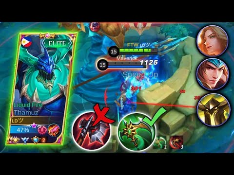 THAMUZ USER'S YOU MUST TRY THIS BROKEN CORROSION SCYTHE ITEM | TOP GLOBAL THAMUZ GAMEPLAY - MLBB