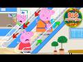 Peppa Pig Gets LOST On A TRAIN Station Escalator Adventure Tales Full Episodes 20 Mins