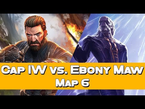 Captain America Infinity War vs. Ebony Maw - Map 6 Miniboss - Marvel Contest Of Champions