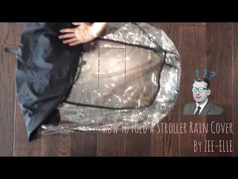 How to fold a stroller rain cover by ZEE-ELLE