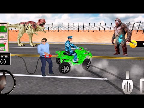 US Army ATV Transport Truck Simulator - Transporting Trailer Truck Driving - Android GamePlay