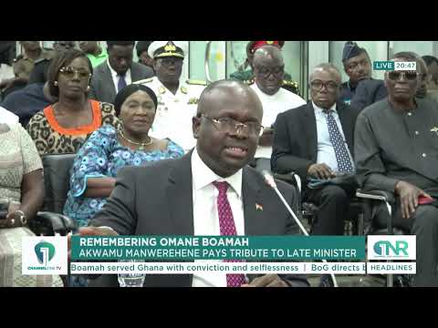 Dr. Ato Forson Pays Tribute to Omane Boamah: “He Would Have Transformed the Ghana Armed Forces”