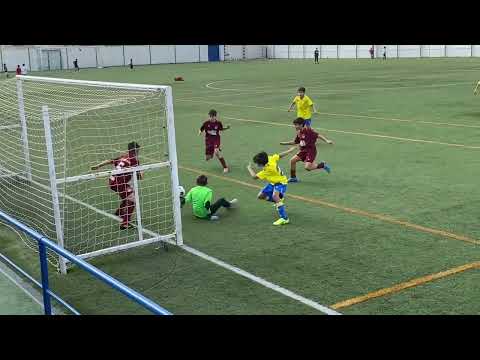 RESUMEN 13 PARTIDO LIGA SANTI PETRI CHICLANA - CADIZ CF . ALEVÍN 2022-2023.  HUGO PÉREZ MASALLÁ 14