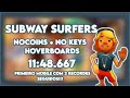 SUBWAY SURFERS NO COIN CHALLENGE 11:48:667 (WR AGAIN)