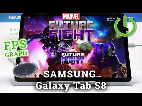 Samsung Galaxy * TAB S8 * - Marvel Future Fight |😈 FPS GRAPH + GAMING TEST😈| 120Hz | Snap gen. 8