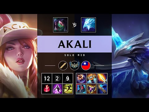 Akali Mid vs Anivia - TW Challenger Patch 25.18