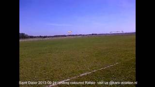 preview picture of video 'Saint Dizier landing coloured Rafale'