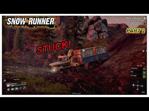 Missing Machinery Mission (PART 2) - SnowRunner Gameplay