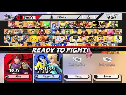 [OS]Game EVO 2nd Qualifiers SSB4: One (Luigi, Roy) vs Ness (Ness, Rosalina) - WR1