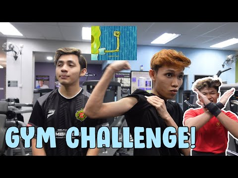 GYM CHALLENGE! QIFF BOLEH ANGKAT BESI?! SYAMEER PRANK PENGSAN | Wazzup G