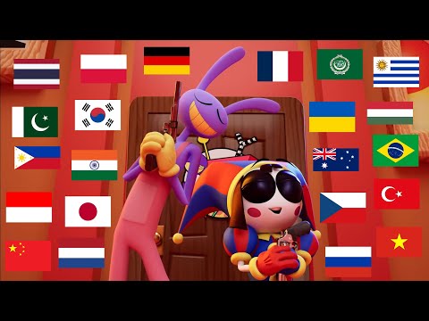 TADC - Pomni and Jax sing the Daisy Bell song in DIFFERENT LANGUAGES #tadc #glitch