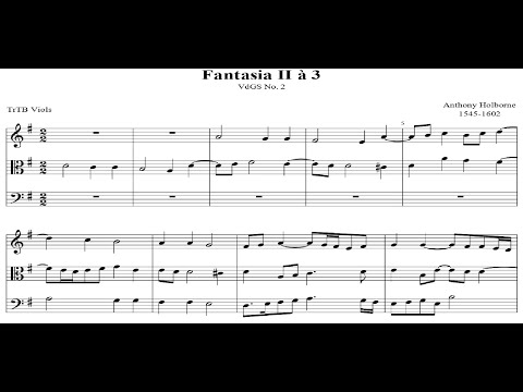 Antony Holborne - Fantasia a 3, No.2. {w/ score.}