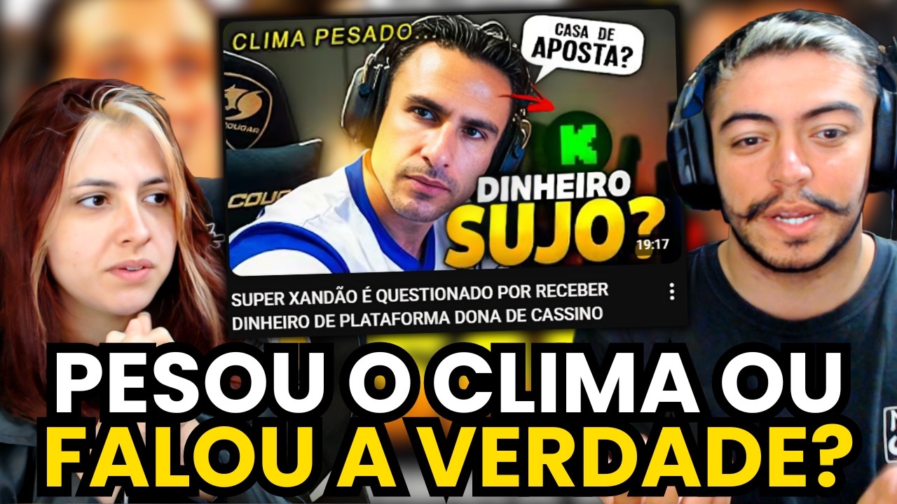 SUPER XANDÃO É QUESTIONADO POR RECEBER DINHEIRO DE PLATAFORMA DONA DE CASSINO | react