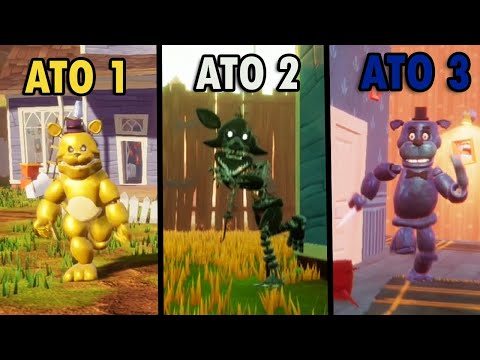 zerei Hello Neighbor com ANIMATRONICS na casa do vizinho