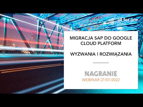 Migracja SAP do Google Cloud Platform