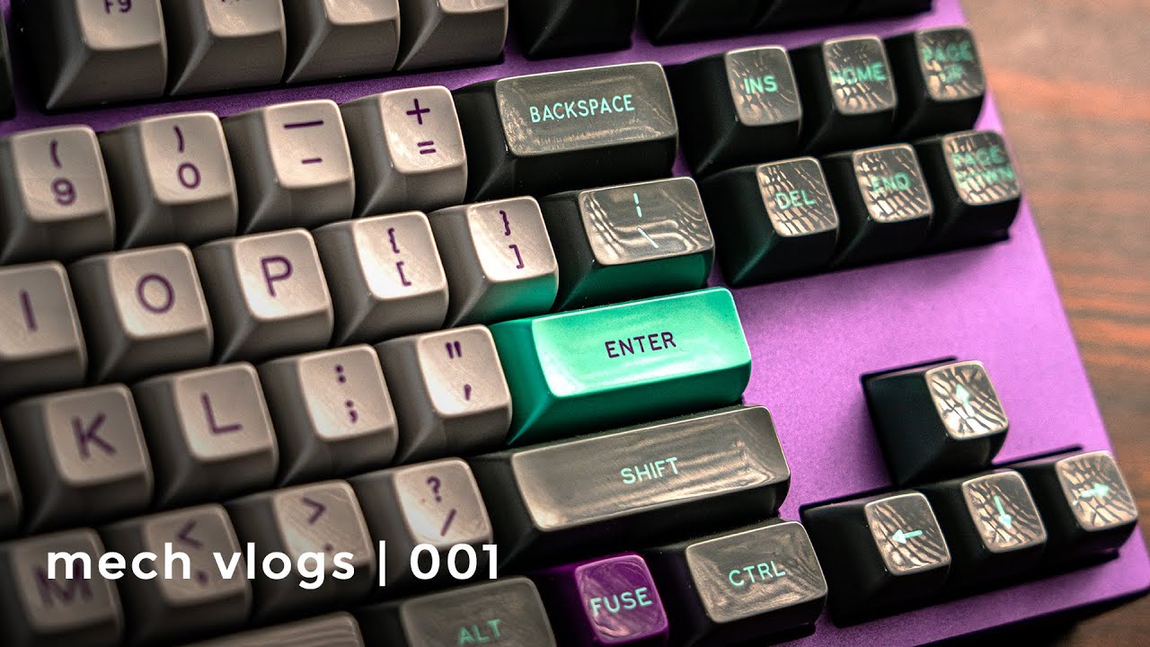 I Intentionally Shined My SA Hyperfuse Keycaps!
