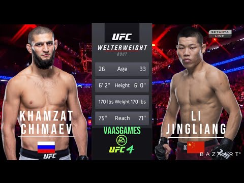 Li Jingliang vs Khamzat Chimaev full fight