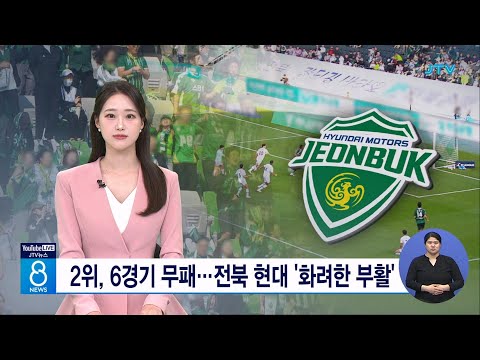 2위, 6경기 무패... 전북 현대 '화려한 부활'