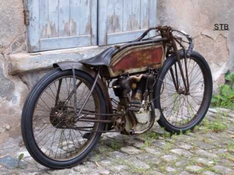 Excelsior 7 S.C. Board Track Racer start and run