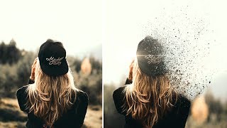 Adobe Photoshop Parçalanma Efekti - Dağılma Efekti