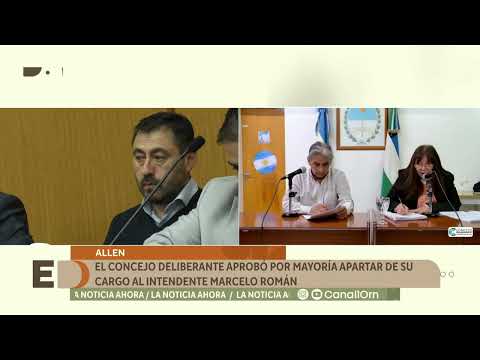 Causa Román: suspendieron de sus funciones al intendente de Allen