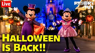 🔴It's FINALLY BACK!! Mickey's Not So Scary Halloween Party 2022 - Walt Disney World Live Stream