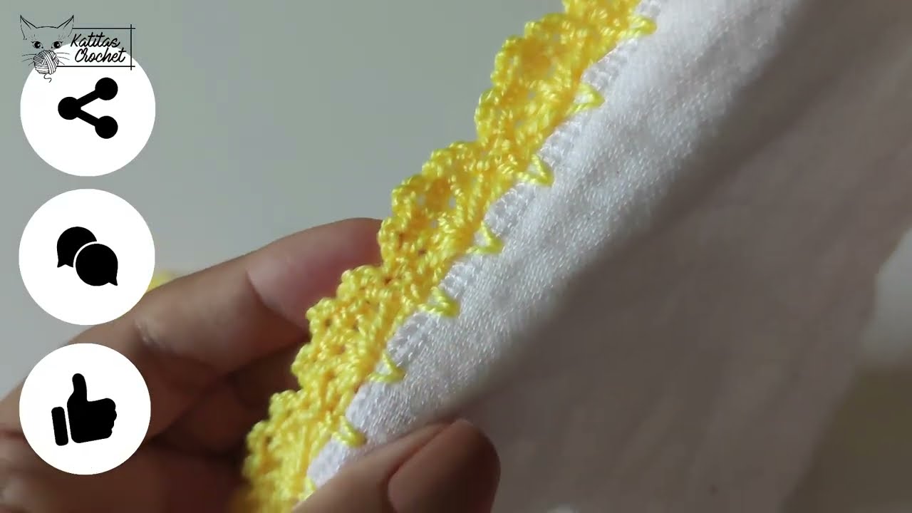 ¡GANA DINERO! TE ENCANTARÁ EL RESULTADO✨🤩| FÁCIL PUNTILLA PARA TOALLAS O SERVILLETAS DE MANO 🧶