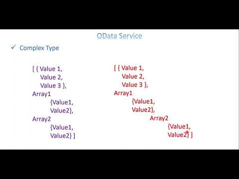 Video 26: OData Service - Complex Type