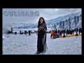 I Wore A Saree In 5 C Gulmarg Gondola Ride Winter Drung Frozen Waterfall KashmirTravelVlog