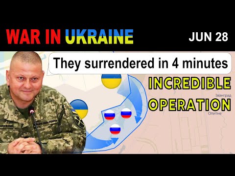 28 Jun: Nice. Ukrainians CAPTURE A LARGE GROUP OF RUSSIANS IN THE FOREST | War in Ukraine Explained