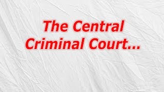 The Central Criminal Court (CodyCross Crossword Answer)